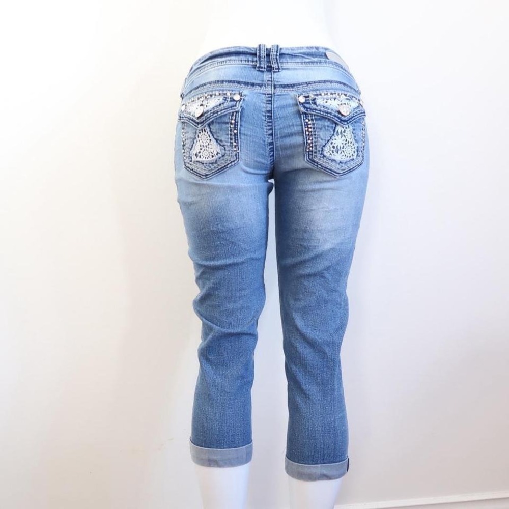 y2k wallflower low rise jean capris‎